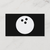 BOWLING Red Swatch Visitenkarte (Rückseite)