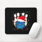 Bowling Reindeer Christmas Shirt Pajama Srt X-mas Mousepad (Mit Mouse)