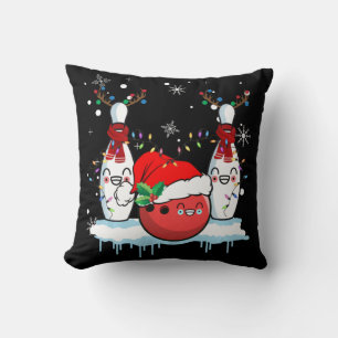 Bowling Retro Vintage So rolle ich Bowler Fu Kissen