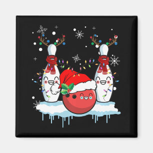 Bowling Retro Vintage So rolle ich Bowler Fu Magnet