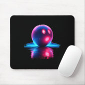 Bowling Retrowave Mousepad (Mit Mouse)