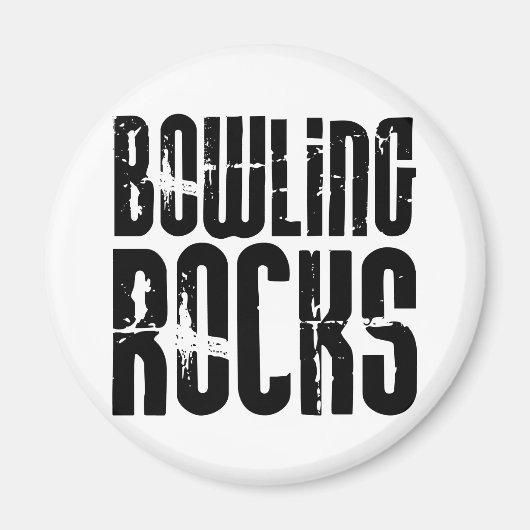 Bowling Rocks Magnet (Vorne)