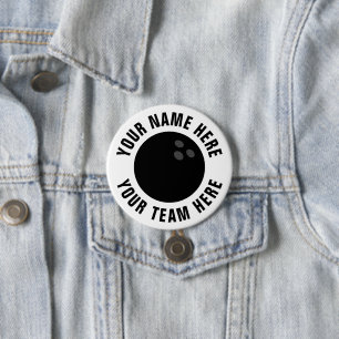 Bowling-Schaltflächen mit benutzerdefinierten Team Button