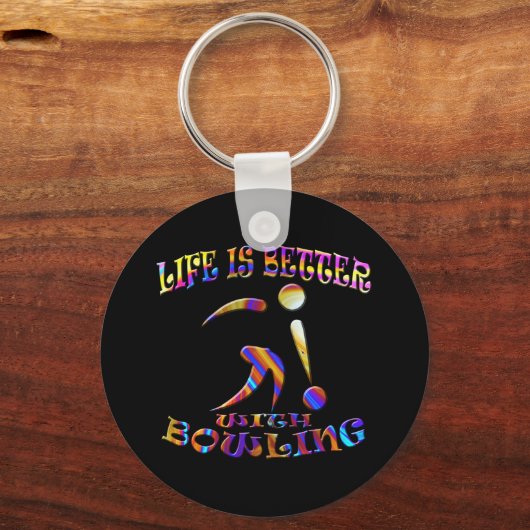 Bowling Schlüsselanhänger (Vorderseite)