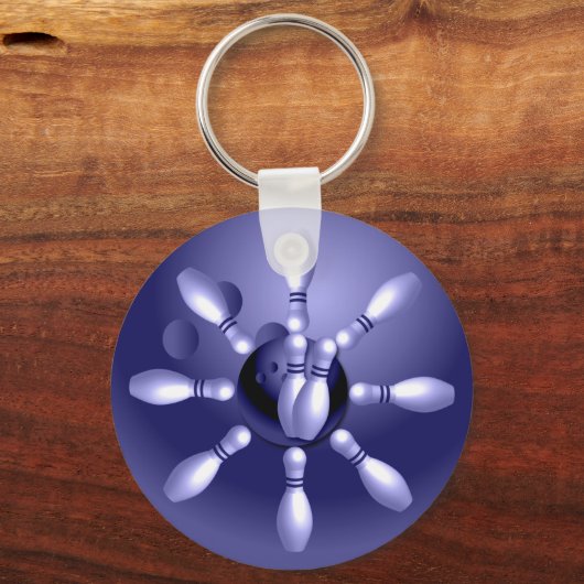 Bowling Schlüsselanhänger (Vorderseite)