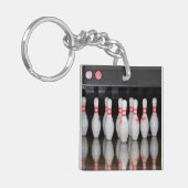 Bowling Schlüsselkette Schlüsselanhänger (Vorderseite links)