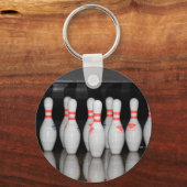 Bowling Schlüsselkette Schlüsselanhänger (Vorderseite)