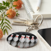 Bowling Schlüsselkette Schlüsselanhänger (Seite)