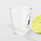 Bowling Score & Name Personalisiert Schnapsglas (Links)