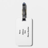 Bowling-Serie 700 Gepäckanhänger (Rückseite vertikal)