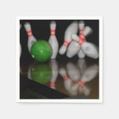 Bowling Serviette (Vorderseite)