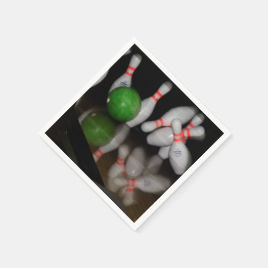 Bowling Serviette (Ecke)