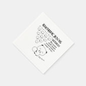 Bowling Serviette (Ecke)