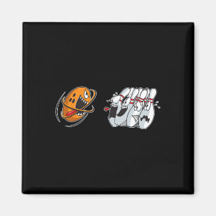 Bowling-Shirt Funny Bowler Damen Männer Mannschaft Magnet