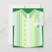 Bowling Shirt Party Einladung (Rückseite)