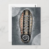 Bowling Shoe Postcard Postkarte (Vorne/Hinten)