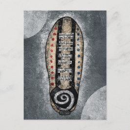 Bowling Shoe Postcard Postkarte