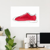 Bowling Shoe Posters & Prints Poster (Heimbüro)