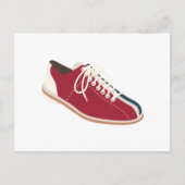 Bowling Shoe Postkarte (Vorderseite)