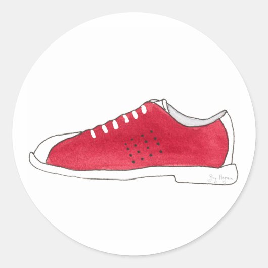 Bowling Shoe Sticker (Vorderseite)