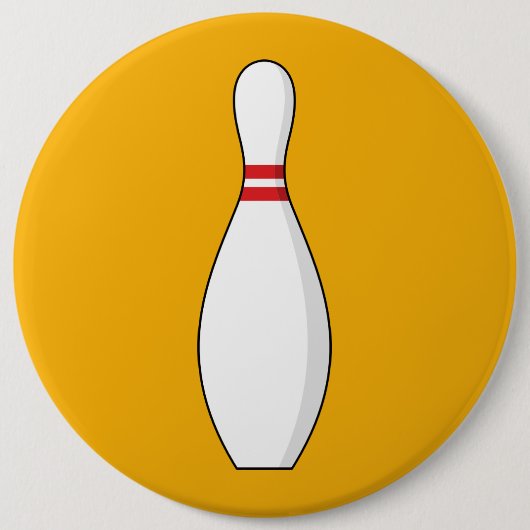 Bowling Skittle Button (Vorderseite)