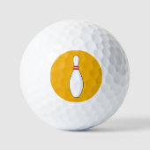 Bowling Skittle Golfball (Vorderseite)