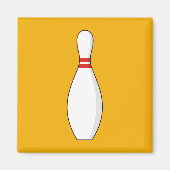 Bowling Skittle Magnet (Vorne)