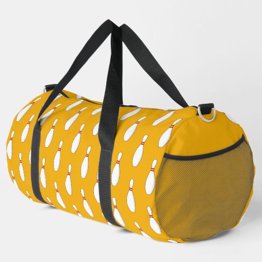 Bowling Skittle Pattern Duffle Bag (Rechte Ecke)