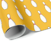 Bowling Skittle Pattern Geschenkpapier (Rolleneckpunkt)
