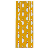 Bowling Skittle Pattern Geschenktüte Für Weinflaschen (Vorderseite)