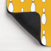 Bowling Skittle Pattern Mousepad (Ecke)