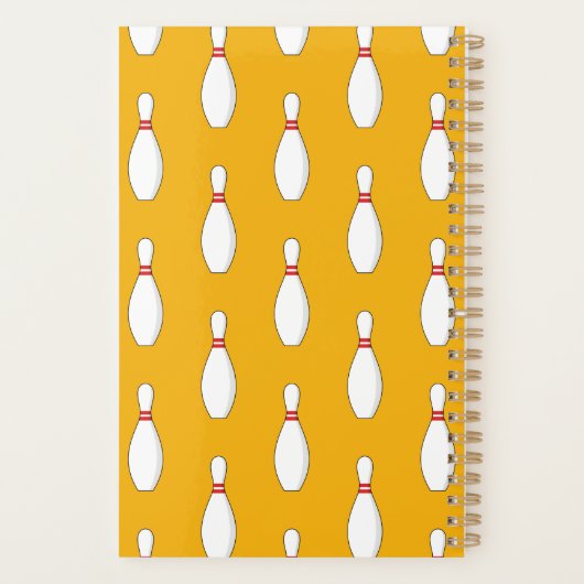 Bowling Skittle Pattern Planer (Rückseite)