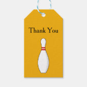 Bowling Skittle Personalize Geschenkanhänger (Vorderseite)