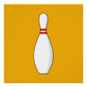 Bowling Skittle Poster (Vorderseite)