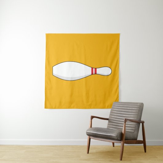 Bowling Skittle Wandteppich (Beispiel (Horizontal))