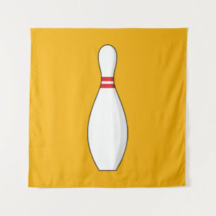 Bowling Skittle Wandteppich