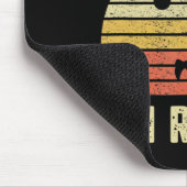 Bowling So Roll ich Retro Design T-Shirt Mousepad (Ecke)
