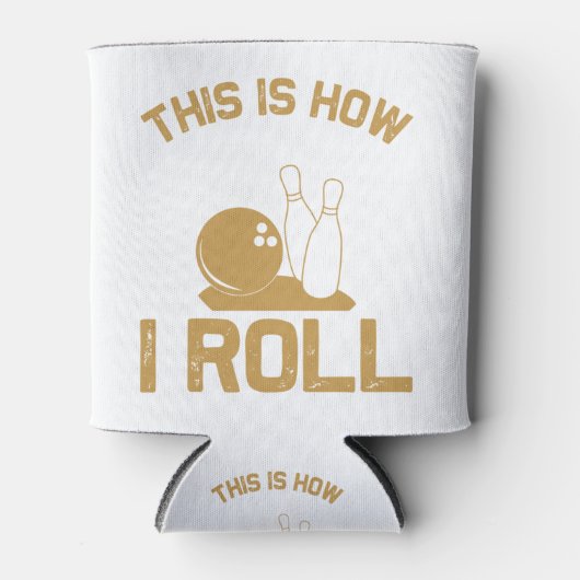 Bowling So rolle ich Dosenkühler (Vorderseite)