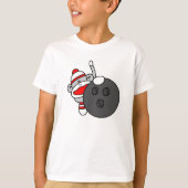 Bowling Sock Monkey T-Shirt (Vorderseite)