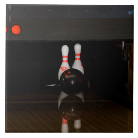 Bowling Spare Keramik Fliese (Vorderseite)