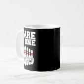 Bowling Spare Niemand Kaffeetasse (Vorderseite Links)