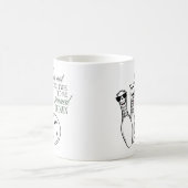 Bowling-Spaß mit festgesteckten Pins Kaffeetasse (Mittel)