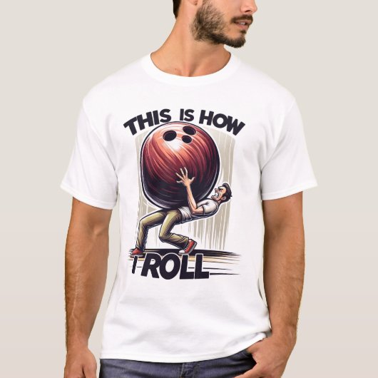 Bowling Spaß T-Shirt (Vorderseite)