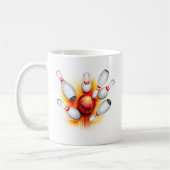 Bowling-Spiel (oberste Ansicht) Kaffeetasse (Links)