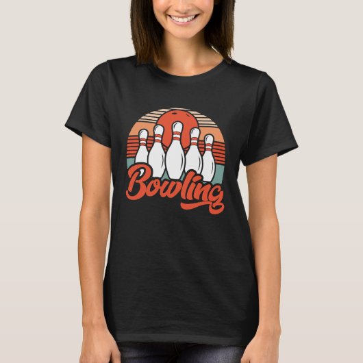 Bowling-Spieler Bowler Bowling-Spiel Bowling 1 T-Shirt (Vorderseite)