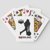 Bowling-Spielkarten Spielkarten (Rückseite)