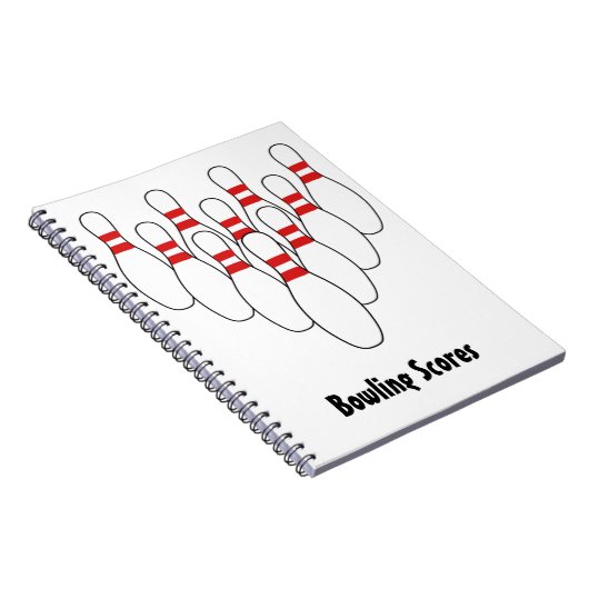 Bowling Spiral-Bound-Notebook Notizblock (Rechte Seite)