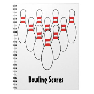 Bowling Spiral-Bound-Notebook Notizblock