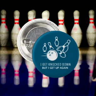 Bowling Spirit Button – Ich werde umgehauen