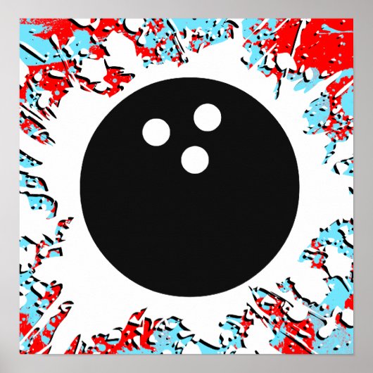 Bowling splatz poster (Vorne)